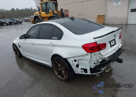 2016 BMW M3 z USA, uszkodzony, nr VIN WBS8M9C59G5D31302